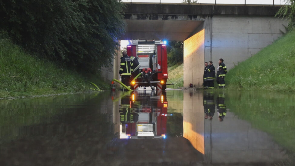 Gewitterfront: Heftiges Unwetter sorgte für rund 330 Einsätze der Feuerwehren in Oberösterreich